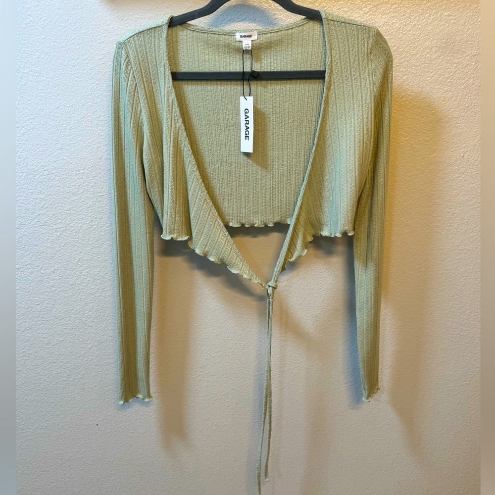 Garage Cropped Cardigan